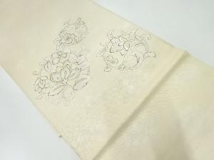 アンティーク　螺鈿唐花模様袋帯（材料）